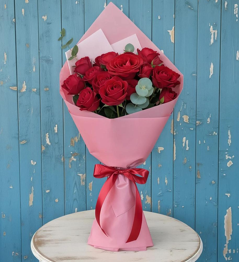 Букет красный бархат в Толбазы Букет цветов из: Розы в Толбазы