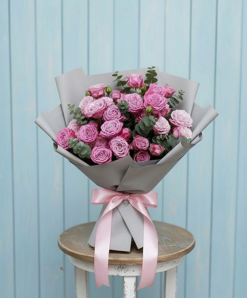 Композиция Яркий комплимент в Толбазы Букет цветов из: Розы в Толбазы