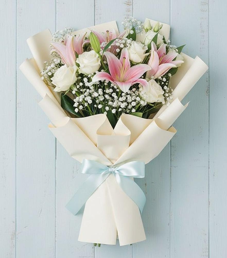 Букет Лилии в Толбазы Букет цветов из: Лилии в Толбазы