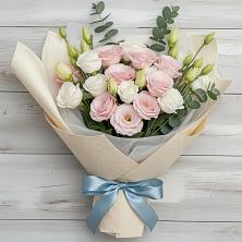 Букет цветов из:  Лизиантусы в Толбазы