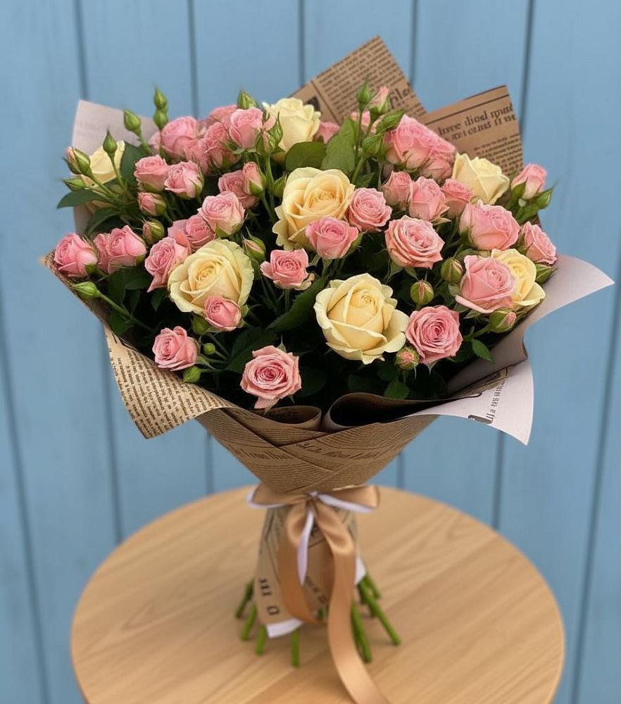 Букет варенье из роз в Толбазы Букет цветов из: Розы в Толбазы