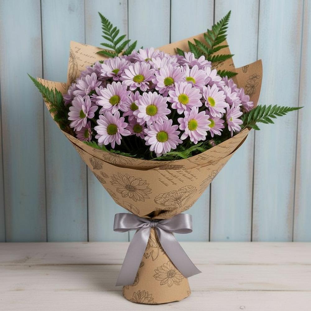 Букет цветов из: Хризантемы в Толбазы