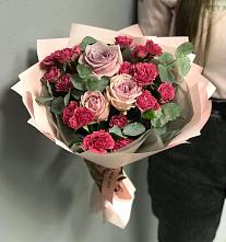 Букет восхищение в Толбазы Букет цветов из:  Гвоздики и Розы в Толбазы