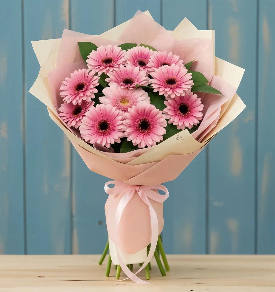 Букет пурпурно-розовый в Толбазы Букет цветов из: Герберы в Толбазы