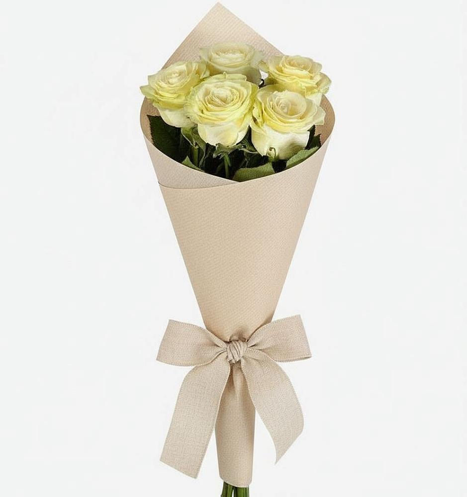 Букет белые крылья в Толбазы Букет цветов из: Розы в Толбазы