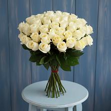 51 Белая роза Эдлесс Лав в Толбазы Букет 51 Белая роза Эдлесс Лав в Толбазы