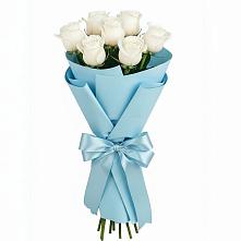 7 Белых роз Проуд в Толбазы Букет 7 белых роз Проуд в Толбазы