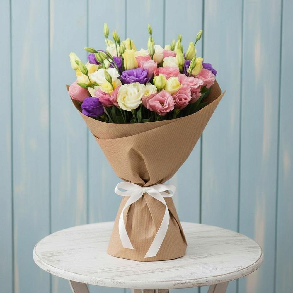 Букет цветов из: Лизиантусы в Толбазы