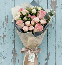 Букет нежный и розовый в Толбазы Букет цветов из:  Розы в Толбазы