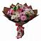Букет Розовое очарование в Толбазы Букет цветов из: Хризантемы, Альстромерии и Розы в Толбазы