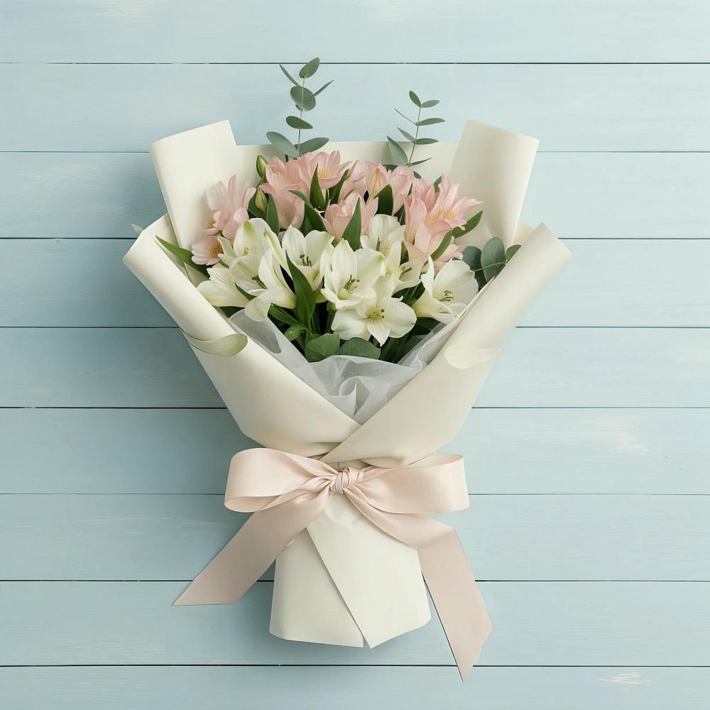 Букет цветов из: Альстромерии в Толбазы