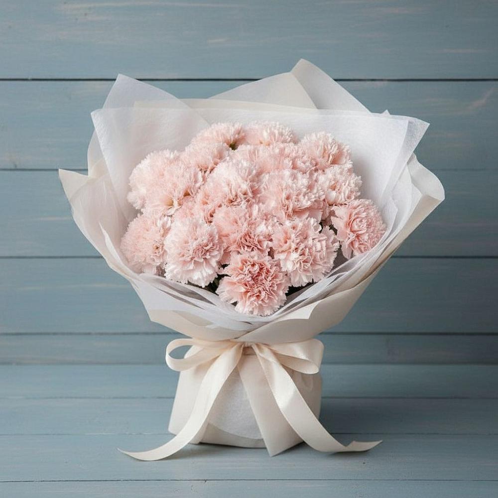 Букет розовые гвоздики в Толбазы Букет цветов из: Гвоздики в Толбазы