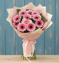 Букет пурпурно-розовый в Толбазы Букет цветов из:  Герберы в Толбазы