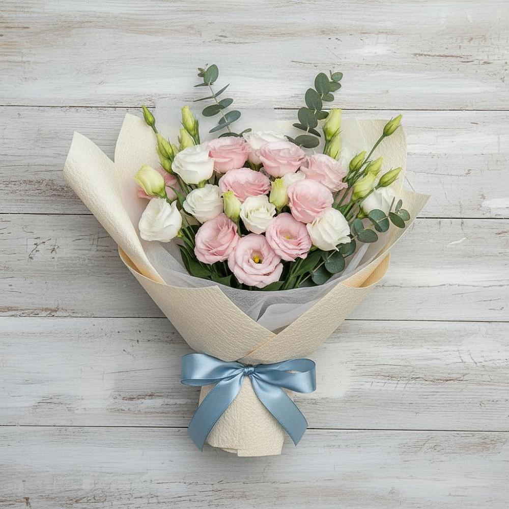 Букет цветов из: Лизиантусы в Толбазы